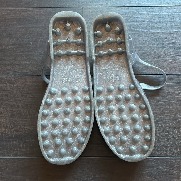 Melissa possession size 9 in clear glitter (silver) - Picture 9 of 12